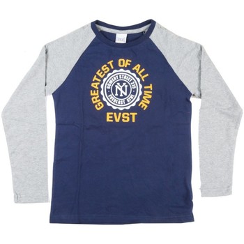 Abbigliamento Unisex bambino T-shirts a maniche lunghe Everlast Maglia maniche lunghe Blu