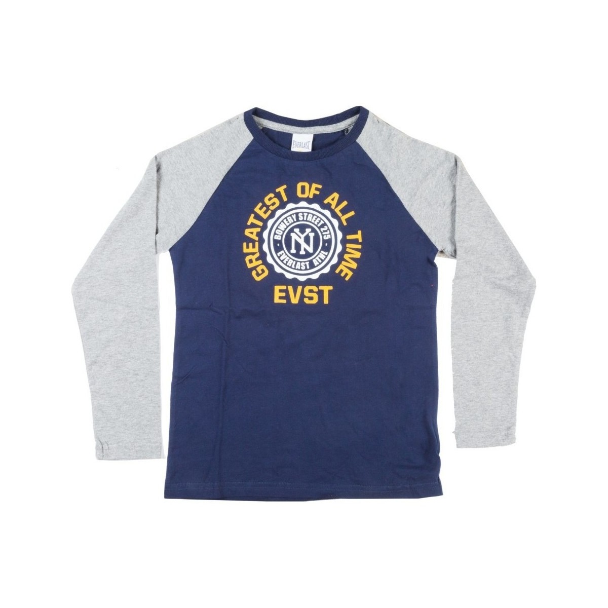Abbigliamento Unisex bambino T-shirts a maniche lunghe Everlast Maglia maniche lunghe Blu