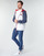 Abbigliamento Uomo Giubbotti Tommy Jeans TJM COLORBLOCK ZIPTHROUGH JCKT Bianco / Blu / Rosso