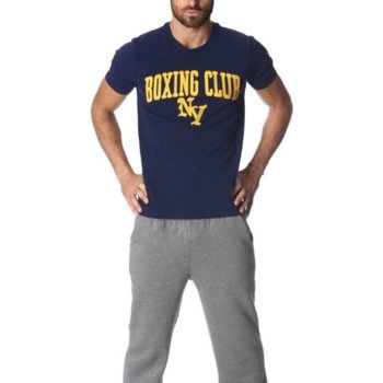 Abbigliamento Uomo T-shirt maniche corte Everlast T-shirt uomo Boxing Club jersey stretch Blu