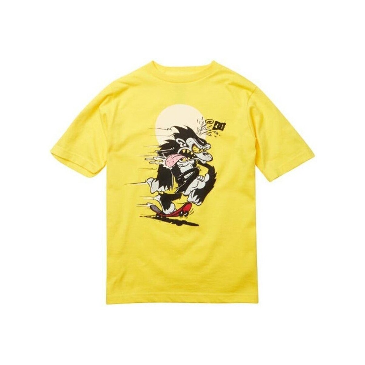 Abbigliamento Unisex bambino T-shirt maniche corte DC Shoes T-Shirt Skate Monkey Junior Giallo