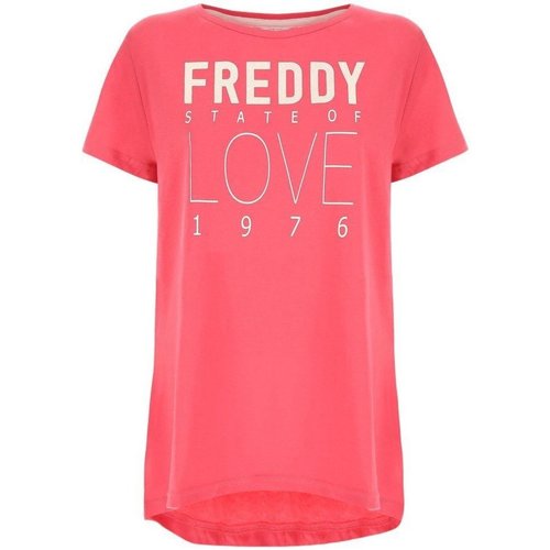 Abbigliamento Donna T-shirt maniche corte Freddy T-shirt Donna Oversize Rosa