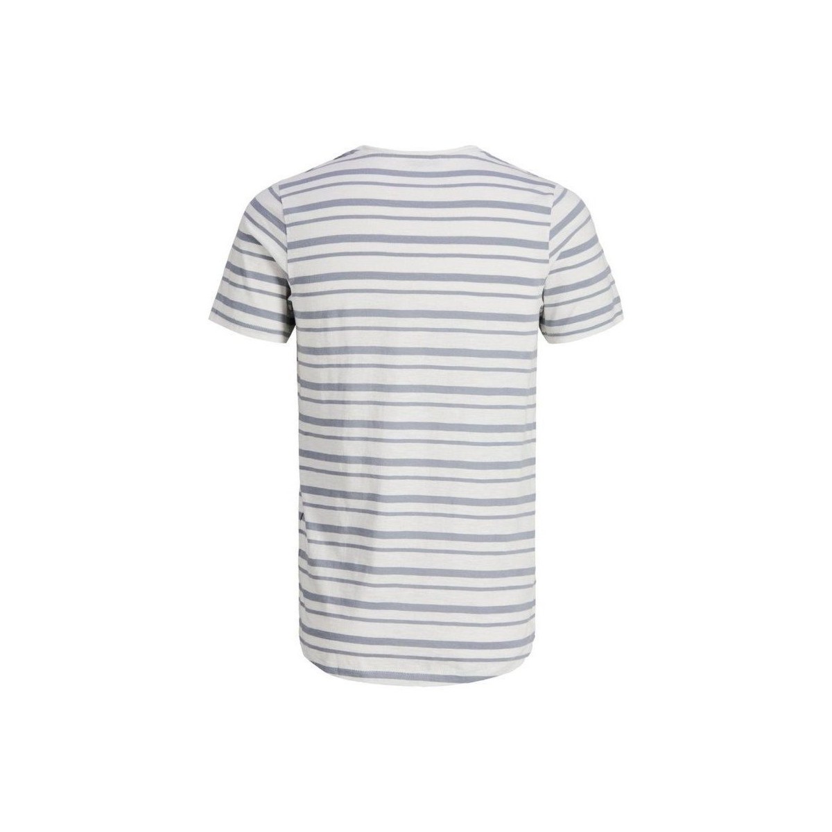 Abbigliamento Uomo T-shirt maniche corte Jack & Jones T-shirt Uomo Derek Rigata Bianco
