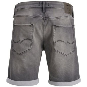Abbigliamento Uomo Shorts / Bermuda Jack & Jones Short Jeans Uomo Indigo Knit Demin Grigio