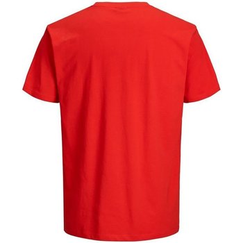 Abbigliamento Uomo T-shirt maniche corte Jack & Jones T-Shirt Uomo con Stampa Football Americano Rosso