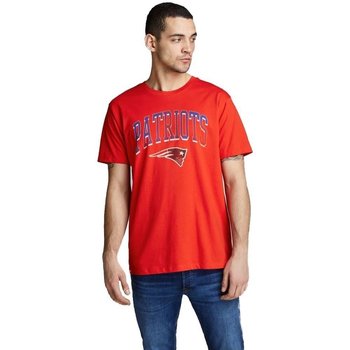 Jack & Jones T-Shirt Uomo con Stampa Football Americano Rosso