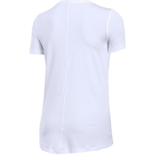 Abbigliamento Donna T-shirt maniche corte Under Armour T-Shirt Donna HeatGear® Armour Bianco