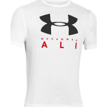 Abbigliamento Uomo T-shirt maniche corte Under Armour T-Shirt Uomo Ua Ali Sportstyle Stack Bianco