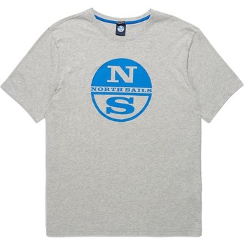 Abbigliamento Uomo T-shirt maniche corte North Sails T-shirt Uomo Big Logo Grigio