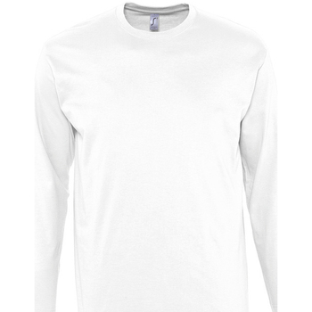 Abbigliamento Uomo T-shirts a maniche lunghe Sols MONARCH COLORS MEN Bianco