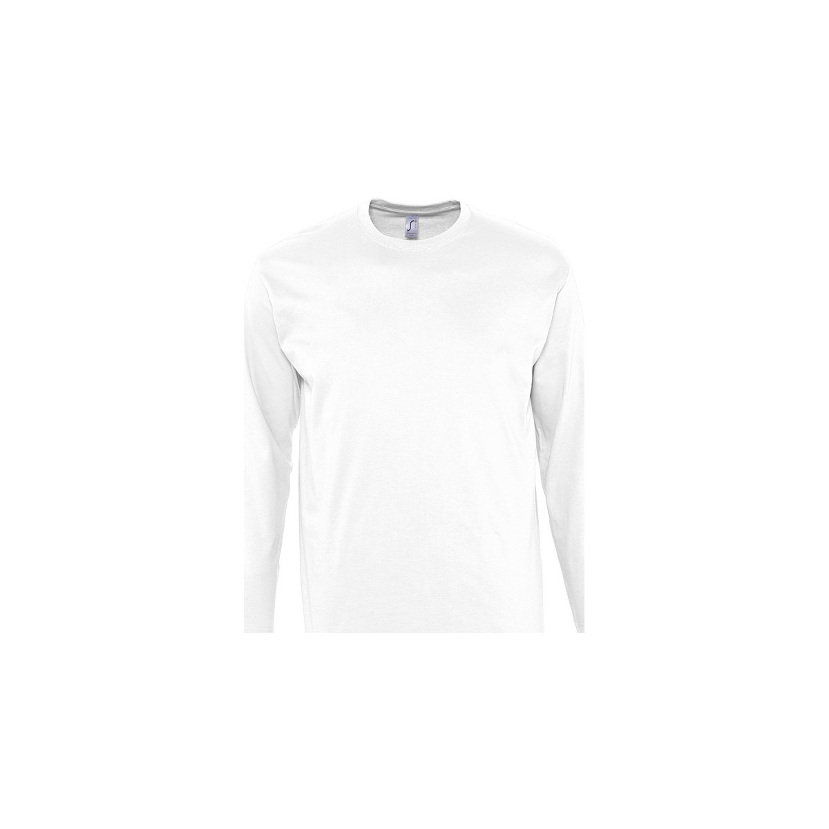 Abbigliamento Uomo T-shirts a maniche lunghe Sols MONARCH COLORS MEN Bianco