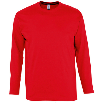 Abbigliamento Uomo T-shirts a maniche lunghe Sols MONARCH COLORS MEN Rosso