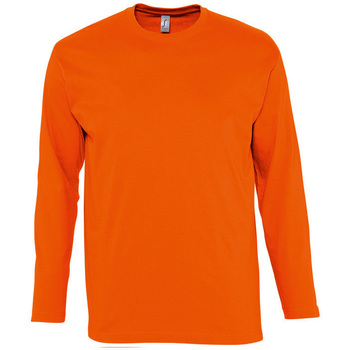 Abbigliamento Uomo T-shirts a maniche lunghe Sols MONARCH COLORS MEN Arancio