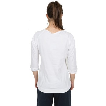 Abbigliamento Donna T-shirts a maniche lunghe Champion T-shirt donna Classic Division maniche 3/4 Bianco