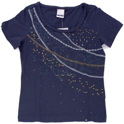 Abbigliamento Donna T-shirt maniche corte Champion T-shirt donna Classic Division Jersey Blu