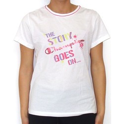 Abbigliamento Bambina T-shirt maniche corte Champion T-shirt bambina Authentic Girl Bianco