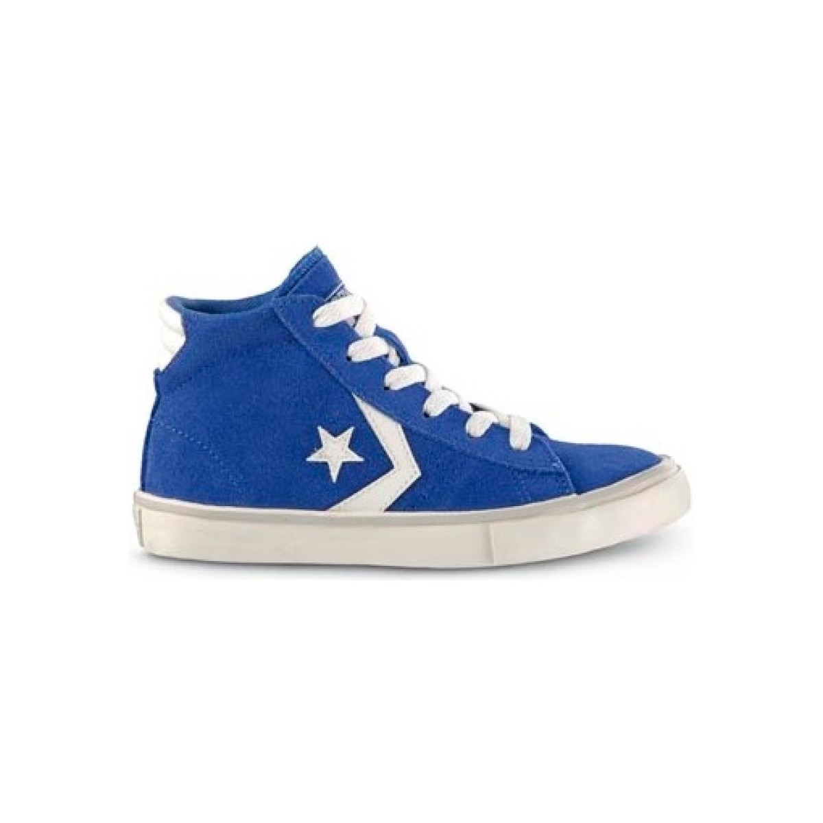 Scarpe Unisex bambino Sneakers Converse Pro Leather Suede Blu