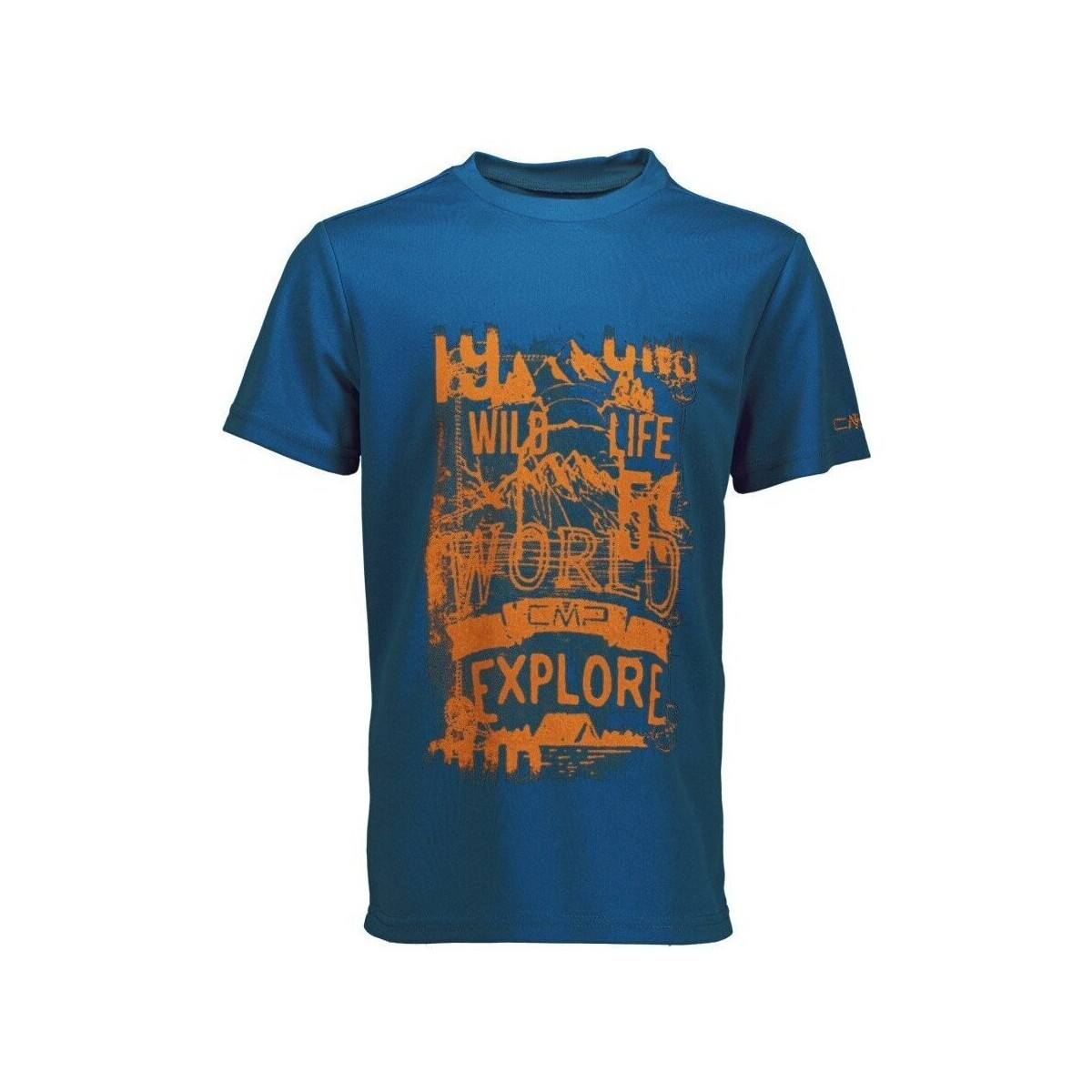 Abbigliamento Unisex bambino T-shirt maniche corte Cmp T-Shirt Bambino Tecnica Blu