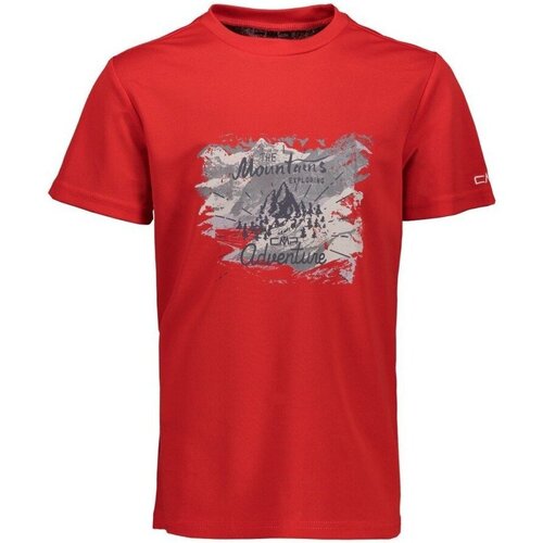 Abbigliamento Unisex bambino T-shirt maniche corte Cmp T-Shirt Bambino Tecnica Rosso