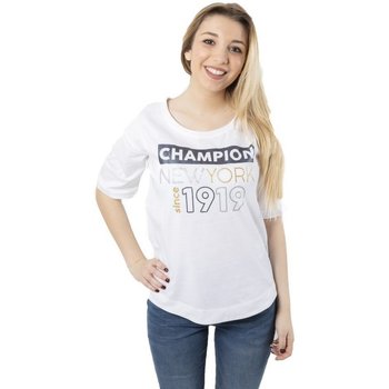 Abbigliamento Donna T-shirt maniche corte Champion T-Shirt Donna Lady Tee Bianco