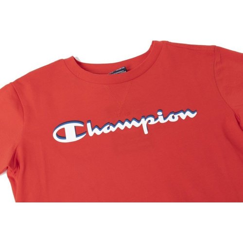 Abbigliamento Unisex bambino T-shirt maniche corte Champion T-shirt Bambino American Classic Rosso