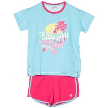 Abbigliamento Unisex bambino Completi Champion Completo Bambina Beach T-shirt Azzurro