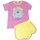 Abbigliamento Unisex bambino Completi Champion Completo Bambina Beach T-shirt Rosa