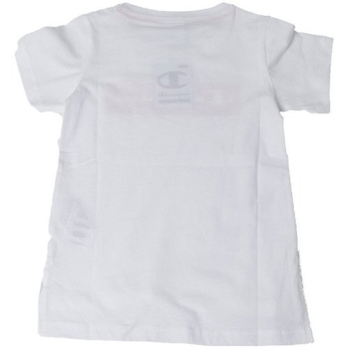 Abbigliamento Unisex bambino T-shirt maniche corte Champion T-shirt Bambina American Classic Bianco