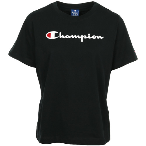 Abbigliamento Donna T-shirt maniche corte Champion Crewneck T-Shirt Wn's Nero