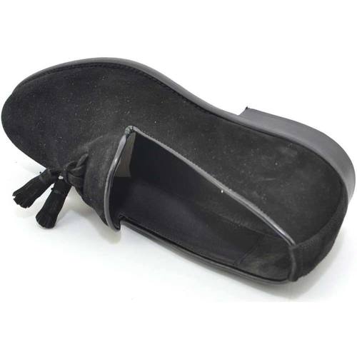 Malu Shoes Scarpa mocassino uomo slip on elegante nero in camoscio rifinit  NERO - Scarpe Mocassini Uomo 55,00 €