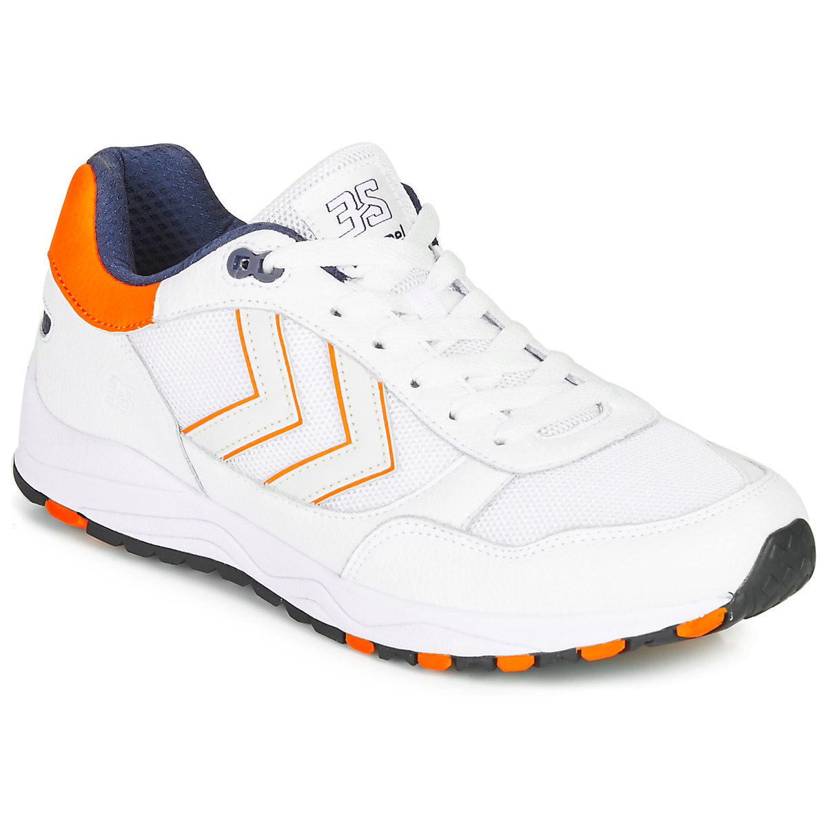 Scarpe Uomo Sneakers basse hummel 3-S SPORT Bianco / Arancio
