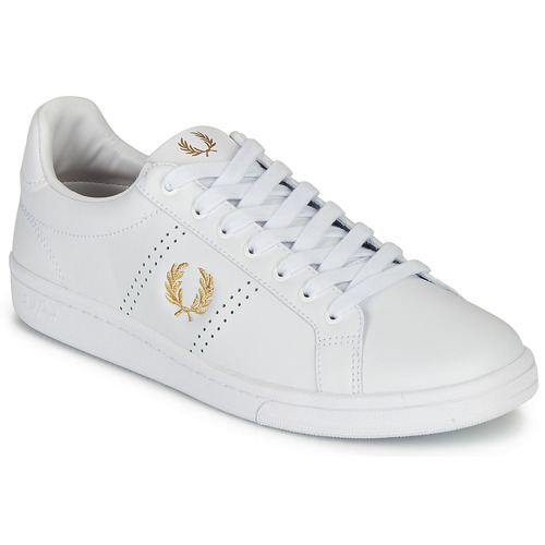 Scarpe Uomo Sneakers basse Fred Perry B721 LEATHER Bianco