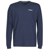 Abbigliamento Uomo T-shirts a maniche lunghe Patagonia M's L/S P-6 Logo Responsibili-Tee Marine