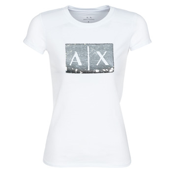 Abbigliamento Donna T-shirt maniche corte Armani Exchange HANEL Bianco