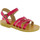 Scarpe Uomo Sandali Attica Sandals Attica sandalo da bambina hebe in pelle di vitello handmade Rosa
