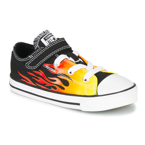 Scarpe Bambina Sneakers basse Converse CHUCK TAYLOR ALL STAR 1V - OX Black /  yellow