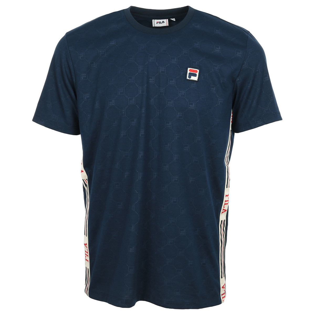 Abbigliamento Uomo T-shirt maniche corte Fila Nariman Aop Tee Blu