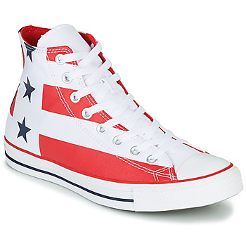 Scarpe Uomo Sneakers alte Converse CHUCK TAYLOR ALL STAR STARS & STRIPES Blu / Bianco / Rosso