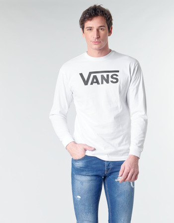 Abbigliamento Uomo T-shirts a maniche lunghe Vans VANS CLASSIC Bianco