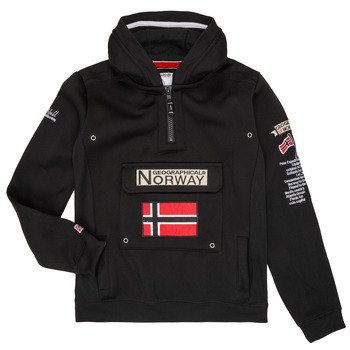 Abbigliamento Bambino Felpe Geographical Norway GYMCLASS Nero
