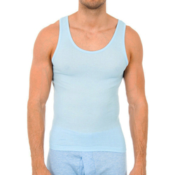 Abbigliamento Uomo Top / T-shirt senza maniche Abanderado 0980-CELESTE Blu