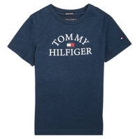 Abbigliamento Bambino T-shirt maniche corte Tommy Hilfiger KB0KB05619 Marine