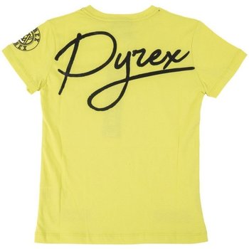 Abbigliamento Unisex bambino T-shirt maniche corte Pyrex T-Shirt Bambino Scritta Corsivo Giallo