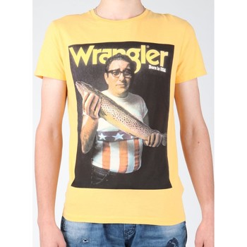 Abbigliamento Uomo T-shirt & Polo Wrangler T-shirt  S/S Graphic T W7931EFNG Giallo