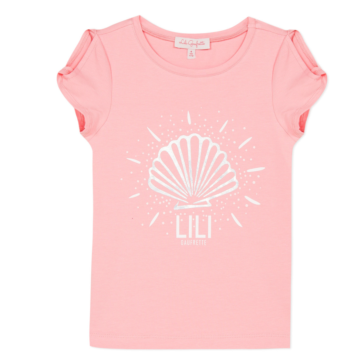 Abbigliamento Bambina T-shirt maniche corte Lili Gaufrette KATIA Blush