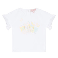 Abbigliamento Bambina T-shirt maniche corte Lili Gaufrette KERINI Bianco