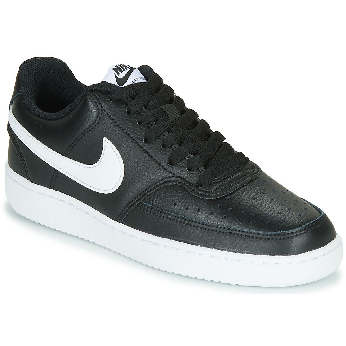 Scarpe Donna Sneakers basse Nike COURT VISION LOW Nero / Bianco
