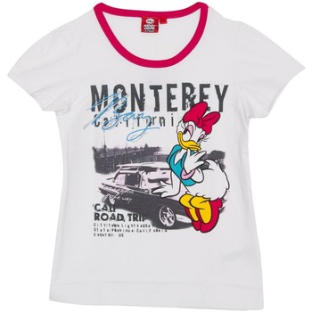 Abbigliamento Bambina T-shirt maniche corte Disney WD26120-BLANCO Bianco