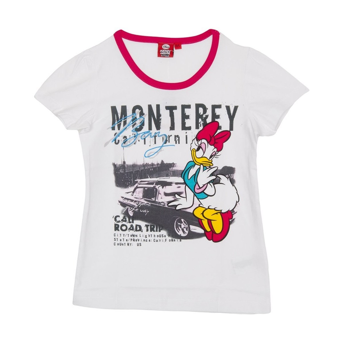 Abbigliamento Bambina T-shirt maniche corte Disney WD26120-BLANCO Bianco
