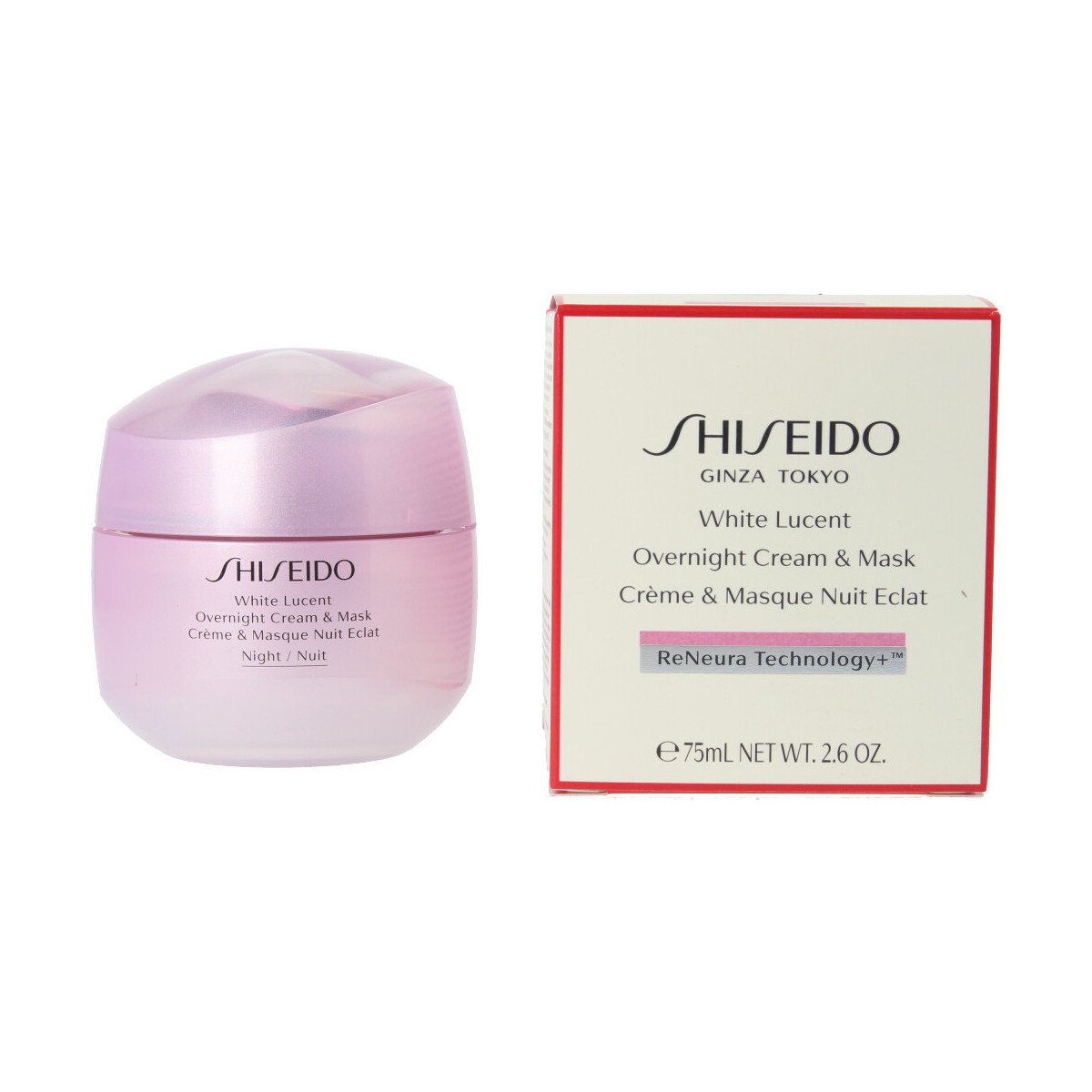Bellezza Donna Trattamento mirato Shiseido White Lucent Overnight Cream & Mask 
